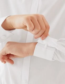 M&S Collection 3pk Boys' Slim Fit Easy Iron School Shirts (2-16 Yrs) -Outlet The Tidy Tots Store SD 04 T76 5718 Z0 X EC 3