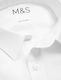 M&S Collection 3pk Boys' Easy Iron School Shirts (2-16 Yrs) -Outlet The Tidy Tots Store SD 04 T76 5719 Z0 X EC 8