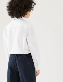 M&S Collection 2pk Boys' Non-Iron School Shirts (2-18 Yrs) -Outlet The Tidy Tots Store SD 04 T76 5768 Z0 X EC 3