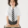 M&S Collection 3pk Boys' Easy Iron School Shirts (2-16 Yrs) -Outlet The Tidy Tots Store SD 04 T76 5812 Z0 X EC 0