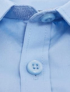 M&S Collection 2pk Boys' Slim Fit Non-Iron School Shirts (2-18 Yrs) -Outlet The Tidy Tots Store SD 04 T76 5883 E0 X EC 3