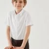 M&S Collection Boys' 2pk Slim Fit Stretch School Shirts (2-18 Yrs)