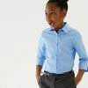 M&S Collection 2pk Girls' 3/4 Sleeve Easy Iron School Shirts (2-16 Yrs) -Outlet The Tidy Tots Store SD 04 T76 5924 E0 X EC 0