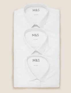 M&S Collection 3pk Girls' Easy Iron School Shirts (2-16 Yrs) -Outlet The Tidy Tots Store SD 04 T76 5946 Z0 X EC 7