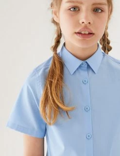 3pk Girls' Slim Fit Easy Iron School Shirts (2-16 Yrs) 19 3pk Girls' Slim Fit Easy Iron School Shirts (2-16 Yrs) -Outlet The Tidy Tots Store SD 04 T76 5951 E0 X EC 1