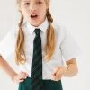 M&S Collection Girls' 5pk Regular Fit Easy To Iron School Shirts (2-18 Yrs) -Outlet The Tidy Tots Store SD 04 T76 5953 Z0 X EC 0