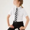 M&S Collection 2pk Girls' Non-Iron School Shirts (2-18 Yrs)