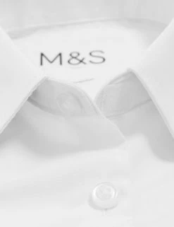 M&S Collection 2pk Girls' Slim Fit Non-Iron School Shirts (2-18 Yrs) -Outlet The Tidy Tots Store SD 04 T76 5984 Z0 X EC 8