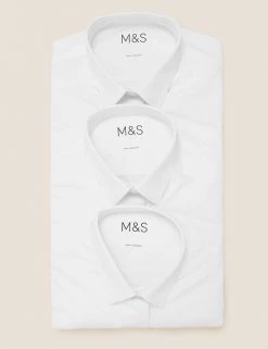 M&S Collection 3pk Girls' Easy Iron School Shirts (2-16 Yrs) -Outlet The Tidy Tots Store SD 04 T76 6023 Z0 X EC 7