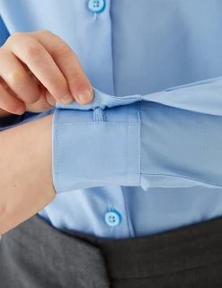 M&S Collection 3pk Girls' Slim Fit Easy Iron School Shirts (2-16 Yrs) -Outlet The Tidy Tots Store SD 04 T76 6024 E0 X EC 3