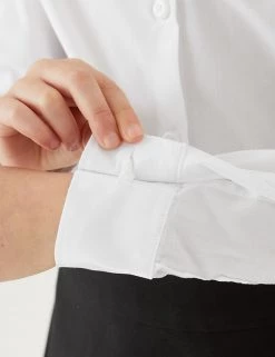 M&S Collection 3pk Girls' Slim Fit Easy Iron School Shirts (2-16 Yrs) -Outlet The Tidy Tots Store SD 04 T76 6024 Z0 X EC 2