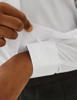 M&S Collection 5pk Girls' Regular Fit Easy To Iron Shirts (2-18 Yrs) -Outlet The Tidy Tots Store SD 04 T76 6025 Z0 X EC 3