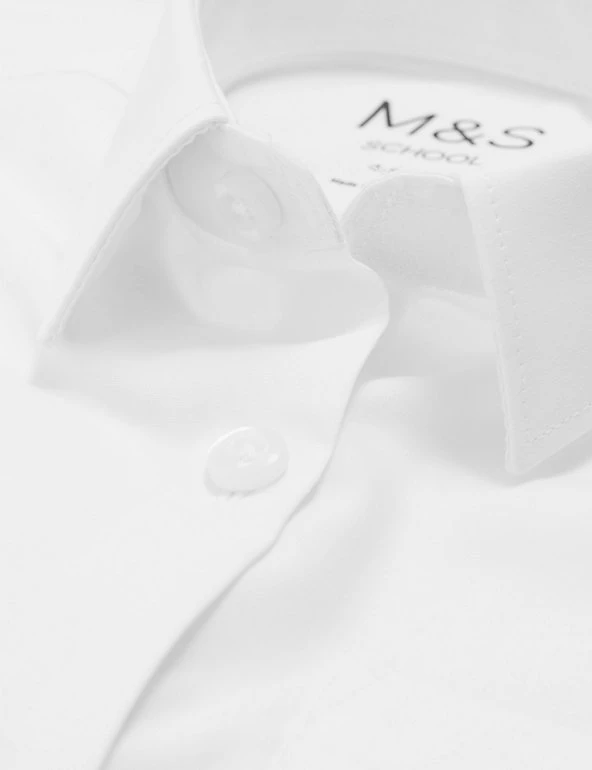 M&S Collection 2pk Girls' Slim Fit Non-Iron School Shirts (2-18 Yrs) 9 M&S Collection 2pk Girls' Slim Fit Non-Iron School Shirts (2-18 Yrs) - Image 7