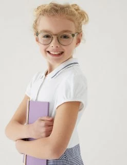 M&S Collection Dresses Girls' 2 In 1 Gingham Pleated School Dress (2-14 Yrs) -Outlet The Tidy Tots Store SD 04 T76 6475 F0 X EC 1