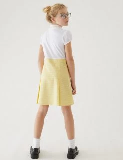 M&S Collection Dresses Girls' 2 In 1 Gingham Pleated School Dress (2-14 Yrs) -Outlet The Tidy Tots Store SD 04 T76 6475 R0 X EC 2