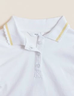 M&S Collection Dresses Girls' 2 In 1 Gingham Pleated School Dress (2-14 Yrs) -Outlet The Tidy Tots Store SD 04 T76 6475 R0 X EC 5