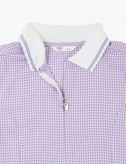 M&S Collection Dresses Girls' Gingham Pleated School Dress (2-14 Yrs) -Outlet The Tidy Tots Store SD 04 T76 6477 G0 X EC 3