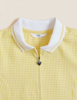 M&S Collection Dresses Girls' Gingham School Playsuit (2-14 Yrs) -Outlet The Tidy Tots Store SD 04 T76 6479 R0 X EC 5