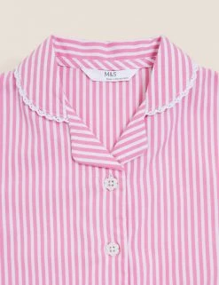 M&S Collection Dresses Girls' Pure Cotton Striped School Dress (2-14 Yrs) -Outlet The Tidy Tots Store SD 04 T76 6480 A0 X EC 3