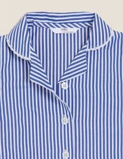 M&S Collection Dresses Girls' Pure Cotton Striped School Dress (2-14 Yrs) -Outlet The Tidy Tots Store SD 04 T76 6480 O4 X EC 3