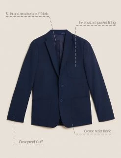 M&S Collection Blazers Boys' School Blazer (9-16 Yrs) -Outlet The Tidy Tots Store SD 04 T76 7028 F0 X EC 90