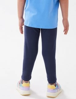 M&S Collection Cotton Rich Plain Leggings (2-7 Yrs) -Outlet The Tidy Tots Store SD 04 T77 3173B F0 X EC 2