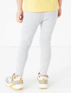 M&S Collection Cotton Rich Plain Leggings (2-7 Yrs) -Outlet The Tidy Tots Store SD 04 T77 3173B T0 X EC 2