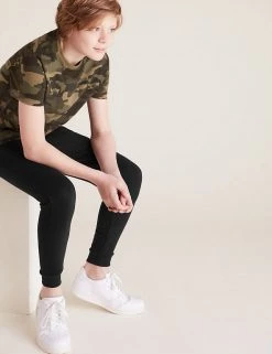 M&S Collection 2pk Cotton Rich Joggers (6-16 Yrs) 10 M&S Collection 2pk Cotton Rich Joggers (6-16 Yrs) -Outlet The Tidy Tots Store SD 04 T87 3407I ZZ X EC 2