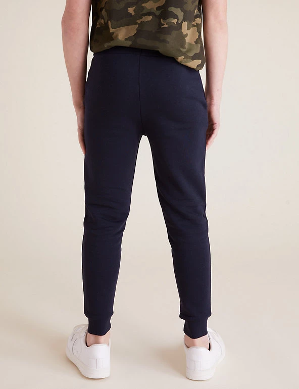 M&S Collection 2pk Cotton Rich Joggers (6-16 Yrs) 7 M&S Collection 2pk Cotton Rich Joggers (6-16 Yrs) - Image 5
