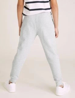 M&S Collection 2pk Cotton Rich Joggers (6-16 Yrs) -Outlet The Tidy Tots Store SD 04 T87 3408I ZZ X EC 3