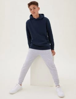 M&S Collection Jumpers Unisex Cotton Rich Hooded Sweatshirt (6-16 Yrs) -Outlet The Tidy Tots Store SD 04 T87 4112B F0 X EC 1