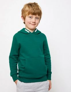 M&S Collection Jumpers Unisex Cotton Rich Hooded Sweatshirt (6-16 Yrs) -Outlet The Tidy Tots Store SD 04 T87 4112B JP X EC 1