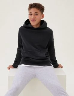 M&S Collection Jumpers Unisex Cotton Rich Hooded Sweatshirt (6-16 Yrs) -Outlet The Tidy Tots Store SD 04 T87 4112B OG X EC 1
