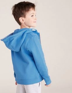 M&S Collection Jumpers Cotton Rich Plain Hoodie (2-7 Yrs) -Outlet The Tidy Tots Store SD 04 T88 4500B E2 X EC 2