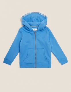 M&S Collection Jumpers Cotton Rich Plain Hoodie (2-7 Yrs) -Outlet The Tidy Tots Store SD 04 T88 4500B E2 X EC 90