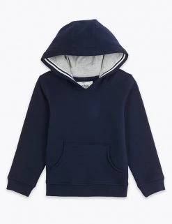 M&S Collection Jumpers Cotton Rich Pullover Hoodies (2-7 Yrs) -Outlet The Tidy Tots Store SD 04 T88 5700B F0 X EC 90