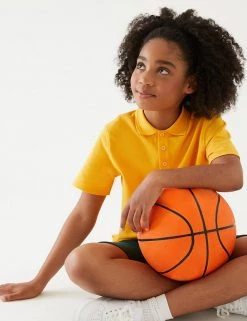 M&S Collection Polo-shirts Unisex Pure Cotton Polo Shirt (2-16 Yrs) -Outlet The Tidy Tots Store SD 04 T93 1782 S0 X EC 2