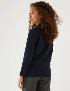 Polo-shirts Unisex Long Sleeve Polo Shirt (2-16 Yrs) -Outlet The Tidy Tots Store SD 04 T93 2081 F3 X EC 4