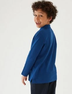 Polo-shirts Unisex Long Sleeve Polo Shirt (2-16 Yrs) -Outlet The Tidy Tots Store SD 04 T93 2081 RA X EC 4