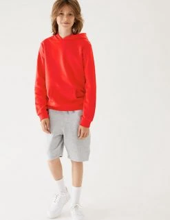 M&S Collection Jumpers Unisex Cotton Hooded Sweatshirt (2-18 Yrs) -Outlet The Tidy Tots Store SD 04 T93 2276 B0 X EC 1