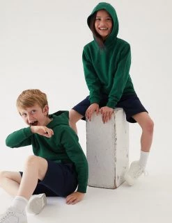 M&S Collection Jumpers Unisex Cotton Hooded Sweatshirt (2-18 Yrs) -Outlet The Tidy Tots Store SD 04 T93 2276 EE X EC 0