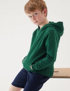 M&S Collection Jumpers Unisex Cotton Hooded Sweatshirt (2-18 Yrs) -Outlet The Tidy Tots Store SD 04 T93 2276 EE X EC 1