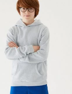 M&S Collection Jumpers Unisex Cotton Hooded Sweatshirt (2-18 Yrs) -Outlet The Tidy Tots Store SD 04 T93 2276 UT X EC 2