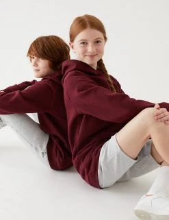 M&S Collection Jumpers Unisex Cotton Hooded Sweatshirt (2-18 Yrs) -Outlet The Tidy Tots Store SD 04 T93 2276 XM X EC 0