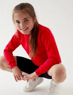 M&S Collection Jumpers School Unisex Cotton Regular Fit Sweatshirt (2-16 Yrs) -Outlet The Tidy Tots Store SD 04 T93 2278 B0 X EC 2