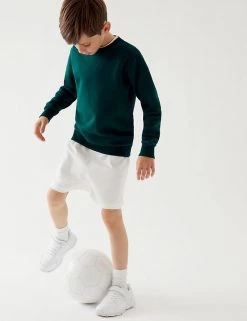 M&S Collection Jumpers School Unisex Cotton Regular Fit Sweatshirt (2-16 Yrs) -Outlet The Tidy Tots Store SD 04 T93 2278 EE X EC 1