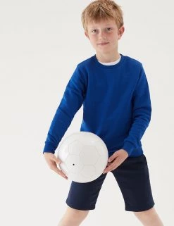 M&S Collection Jumpers School Unisex Cotton Regular Fit Sweatshirt (2-16 Yrs) -Outlet The Tidy Tots Store SD 04 T93 2278 RA X EC 2
