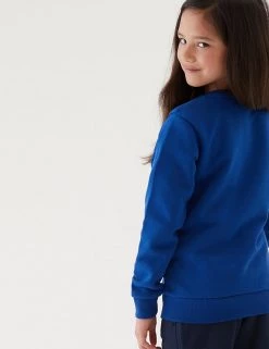 M&S Collection Jumpers School Unisex Cotton Regular Fit Sweatshirt (2-16 Yrs) -Outlet The Tidy Tots Store SD 04 T93 2278 RA X EC 3