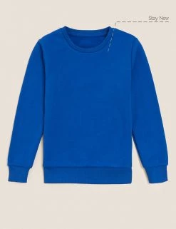 M&S Collection Jumpers School Unisex Cotton Regular Fit Sweatshirt (2-16 Yrs) -Outlet The Tidy Tots Store SD 04 T93 2278 RA X EC 90