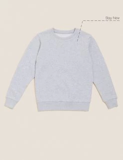 M&S Collection Jumpers School Unisex Cotton Regular Fit Sweatshirt (2-16 Yrs) -Outlet The Tidy Tots Store SD 04 T93 2278 UT X EC 90